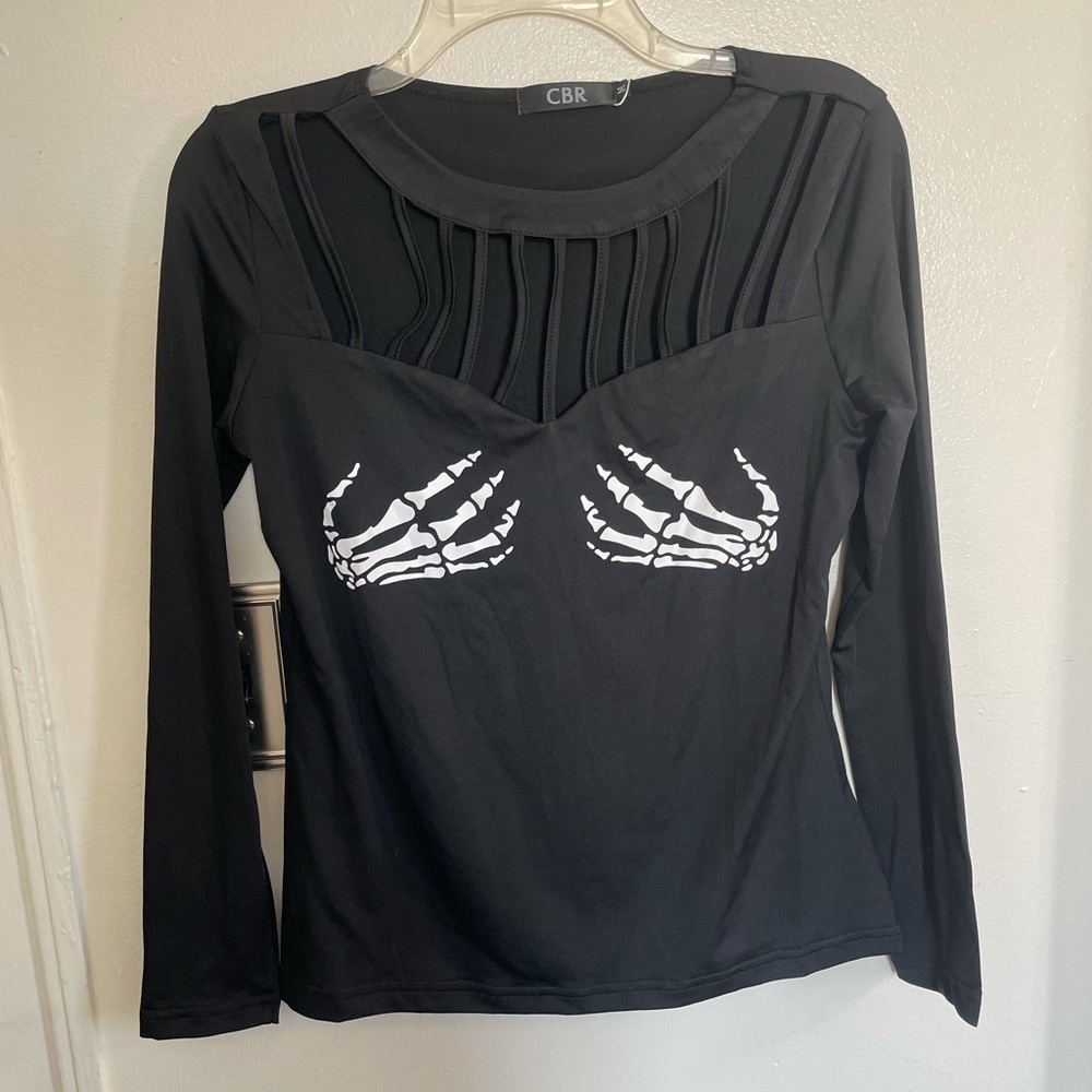 Skeleton Halloween Top